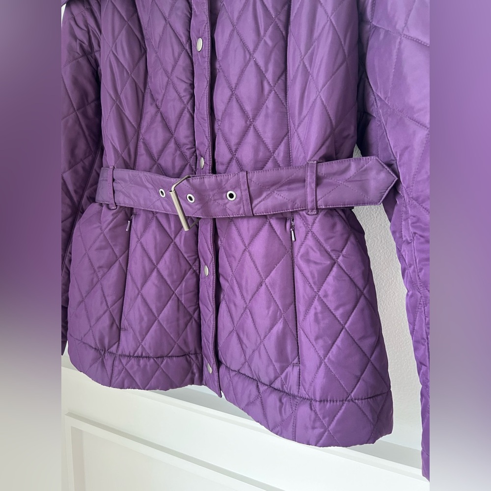 Pendleton Deep Purple Quilted Puffer Jacket - image 3
